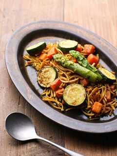 【大豆麺】まーめんの野菜カレー炒め-レシピのメイン写真
