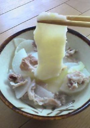 簡単！あっさり！ミルクスープ雑煮-レシピのメイン写真