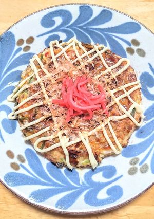 餅と干しエビ入りネギ焼き-レシピのメイン写真