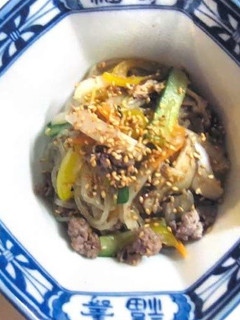 野菜と牛肉のチャプチェ-レシピのメイン写真