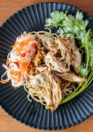 エスニックなますとピリ辛豚のあえ麺-レシピのメイン写真