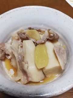 里芋と豚バラのしょうが煮☆-レシピのメイン写真