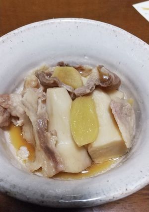 里芋と豚バラのしょうが煮☆-レシピのメイン写真