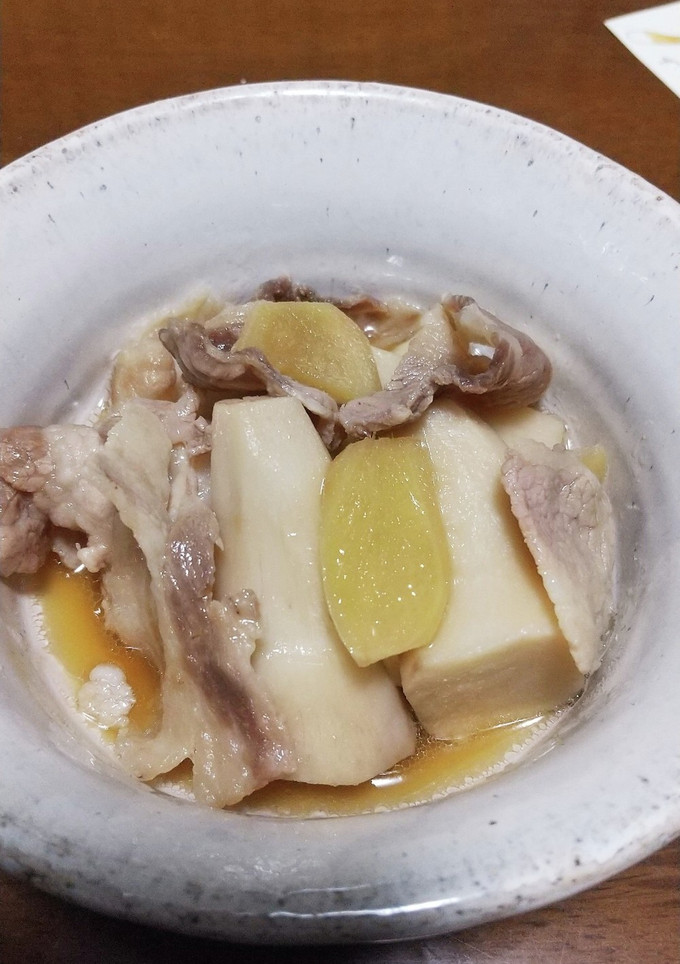 里芋と豚バラのしょうが煮☆-レシピのメイン写真