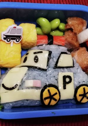 ロボカーポリーキャラ弁☆ポリー-レシピのメイン写真