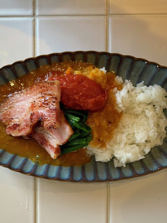 ほうれん草トマトベーコンカレー-レシピのメイン写真