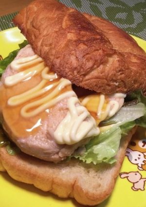 おうちで！テリヤキチキンバーガー-レシピのメイン写真