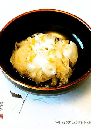 牡丹の花のよう✨ヒラヒラ大根の柚子酢漬け-レシピのメイン写真