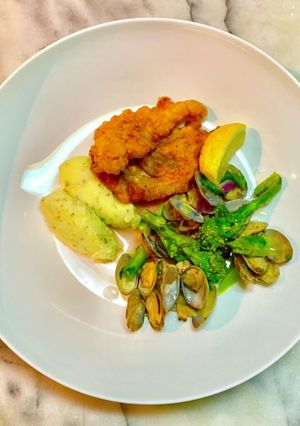 No2972鱈フリッターと菜の花アサリ-レシピのメイン写真