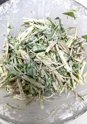 ごぼうと水菜のサラダ-レシピのメイン写真