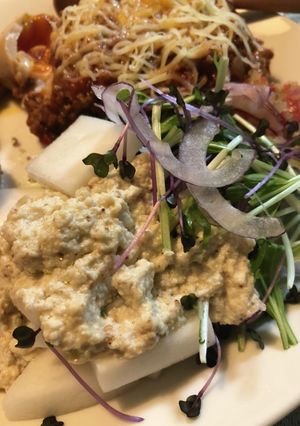簡単♡かぶと水菜の豆腐ドレッシングサラダ-レシピのメイン写真