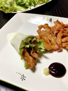パリパリ鶏皮の北京ダック-レシピのメイン写真