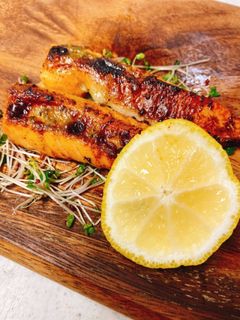 サーモンのバジルマヨソース焼き-レシピのメイン写真