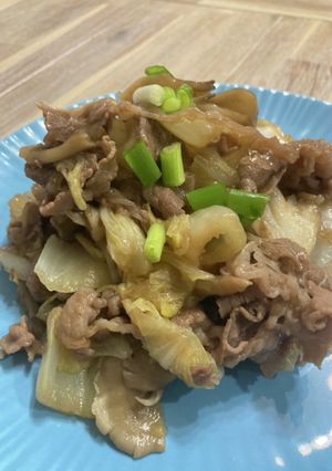 牛肉と白菜の炒め煮-レシピのメイン写真