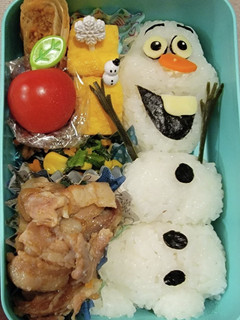 アナ雪オラフおにぎり弁当!-レシピのメイン写真
