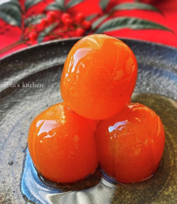 冷凍可◎ 簡単お節！金柑の甘露煮 by よっち 【クックパッド】 簡単