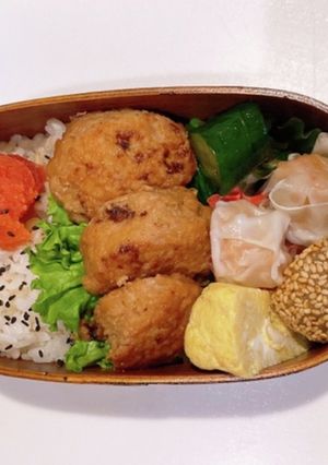 つくね明太子弁当-レシピのメイン写真