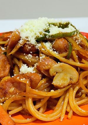 昔なつかしナポリタン-レシピのメイン写真