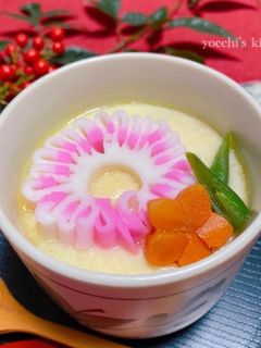 お節の筑前煮リメイク! 簡単時短茶碗蒸し-レシピのメイン写真