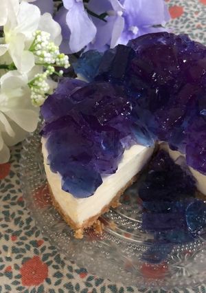 紫陽花のムースケーキ-レシピのメイン写真
