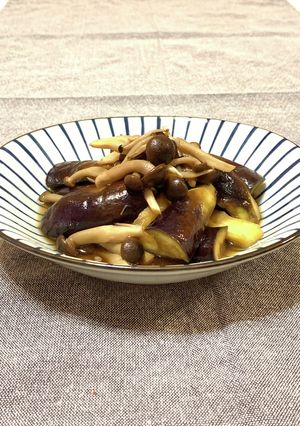 レンチン☆なすとしめじの煮浸し-レシピのメイン写真