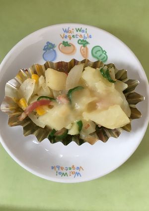 【保育園給食】ポテトのチーズ焼き-レシピのメイン写真