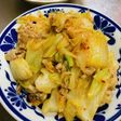 キャベツでカサ増し豚キムチ