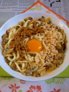 お手軽ボンゴレ・ビアンコの焼きうどんV5-レシピのメイン写真