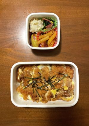 中学生野球弁当04｜カツ丼-レシピのメイン写真