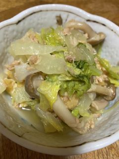 白菜ツナ、クタクタ煮-レシピのメイン写真