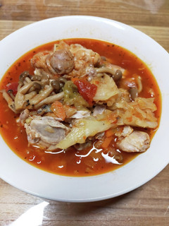 簡単!圧力鍋で時短!鶏肉のトマト煮込み-レシピのメイン写真