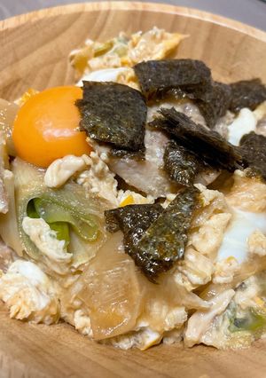 2-木 親子丼-レシピのメイン写真