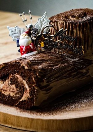 [クリスマス]ブッシュドノエル-レシピのメイン写真