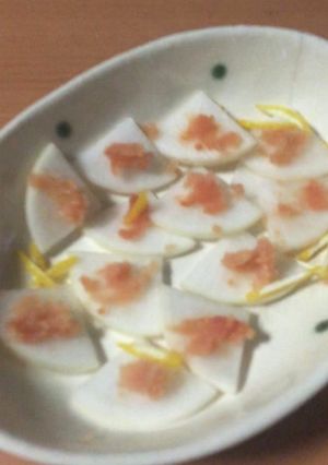 おつまみ大根の明太子のせ〜ゆずを添えて〜-レシピのメイン写真