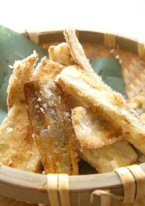 味見でなくなる？！サクサク揚げごぼう-レシピのメイン写真