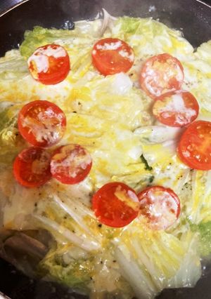 超簡単！白菜とチーズのミルフィーユ煮-レシピのメイン写真