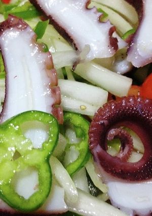 タコと気まぐれ野菜のマリネ（スナダコ編）-レシピのメイン写真
