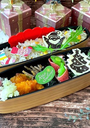 師走16　炒飯　クリスマス弁当-レシピのメイン写真