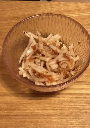 ハチミツと梅肉和えの大根サラダ-レシピのメイン写真
