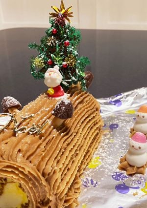 時短♪ ブッシュドノエル マロンペースト-レシピのメイン写真