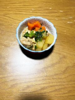 鶏肉とにんじんと大根の煮物-レシピのメイン写真