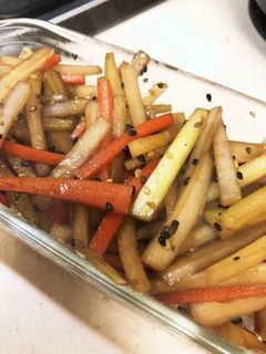 簡単♡大根の皮とにんじんのきんぴら-レシピのメイン写真