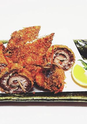 鰯の梅しそロールフライ-レシピのメイン写真