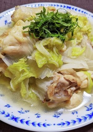 鶏手羽元と白菜の塩生姜煮-レシピのメイン写真