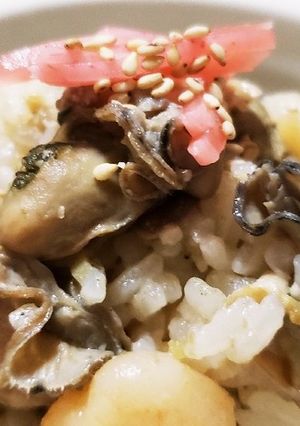 お年寄り絶賛シリーズ☆牡蠣炊き込みご飯☆-レシピのメイン写真