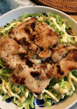 簡単♡鶏胸肉のねぎ塩キャベツ-レシピのメイン写真