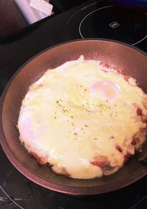 チーズエッグコンビーフ-レシピのメイン写真