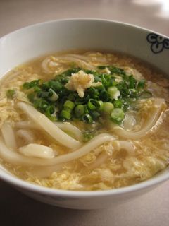 風邪ひきさんへ♪しょうが入り卵とじうどん-レシピのメイン写真