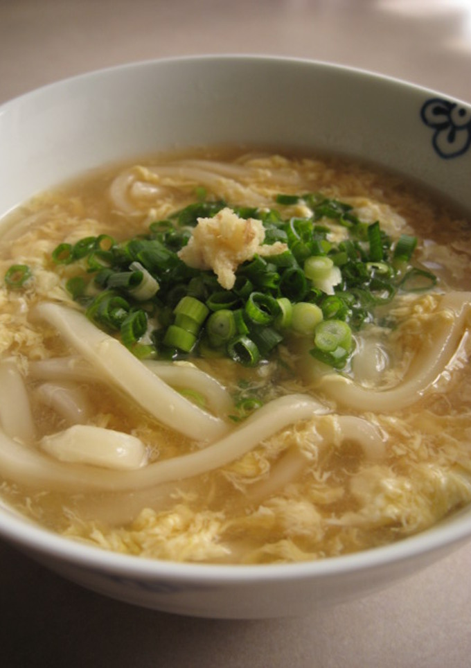 風邪ひきさんへ♪しょうが入り卵とじうどん-レシピのメイン写真