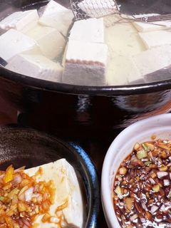 簡単おふくろの味♡柚子ネギ醤油DE湯豆腐-レシピのメイン写真
